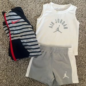 6-9 month nike jumpsuit & Jordan 2 piece